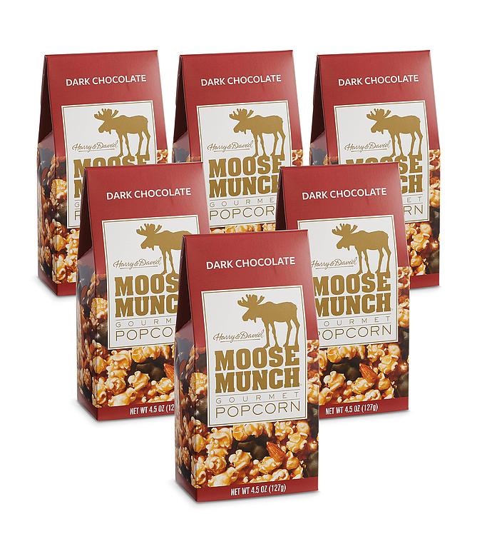 Moose Munch® Dark Chocolate Premium Popcorn 6-Pack
